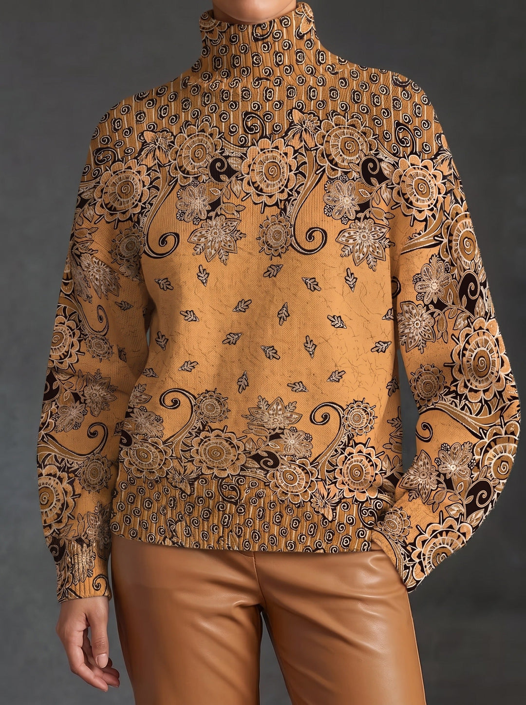 Oleander | Dolcevita Paisley Caramello