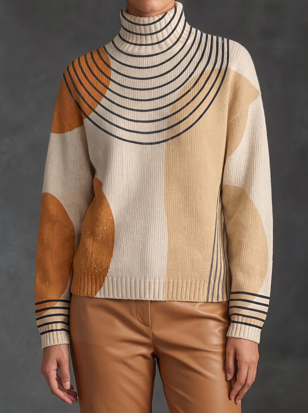 Perrine | Dolcevita Color Block Con Archi