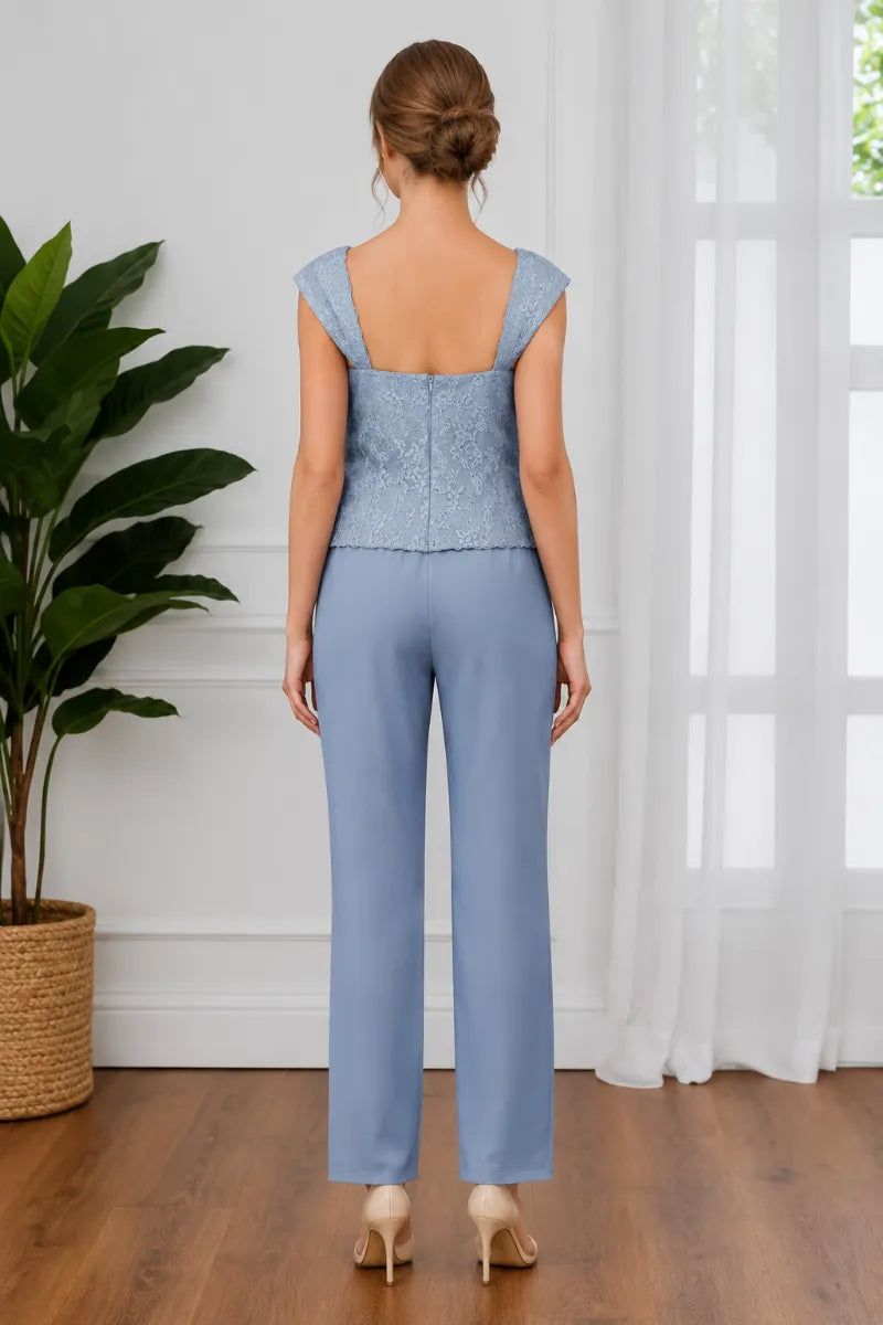 Elegante Completo Formale In Tre Pezzi Con Pantaloni