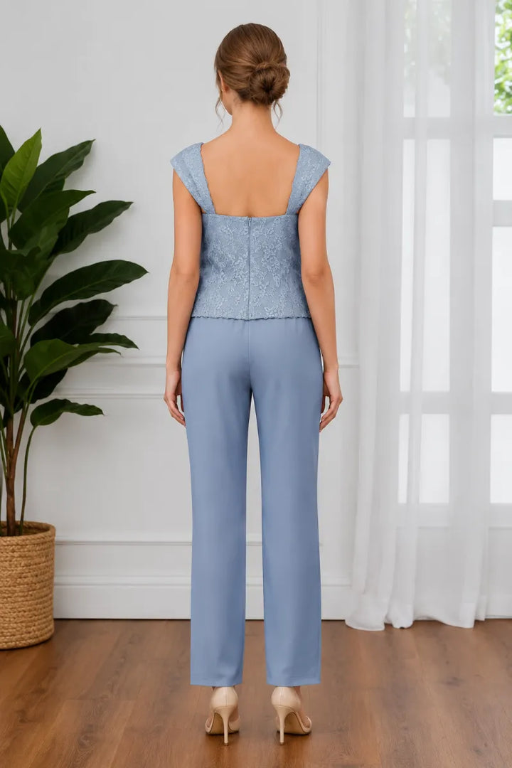 Elegante Completo Formale In Tre Pezzi Con Pantaloni