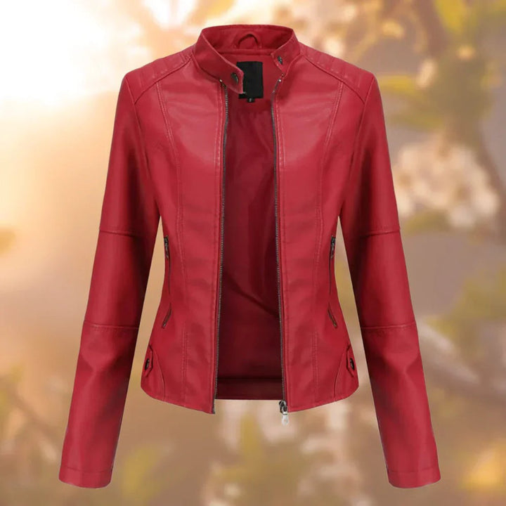 Larissa | Giacca Biker da Donna con Zip e Vestibilità Slim